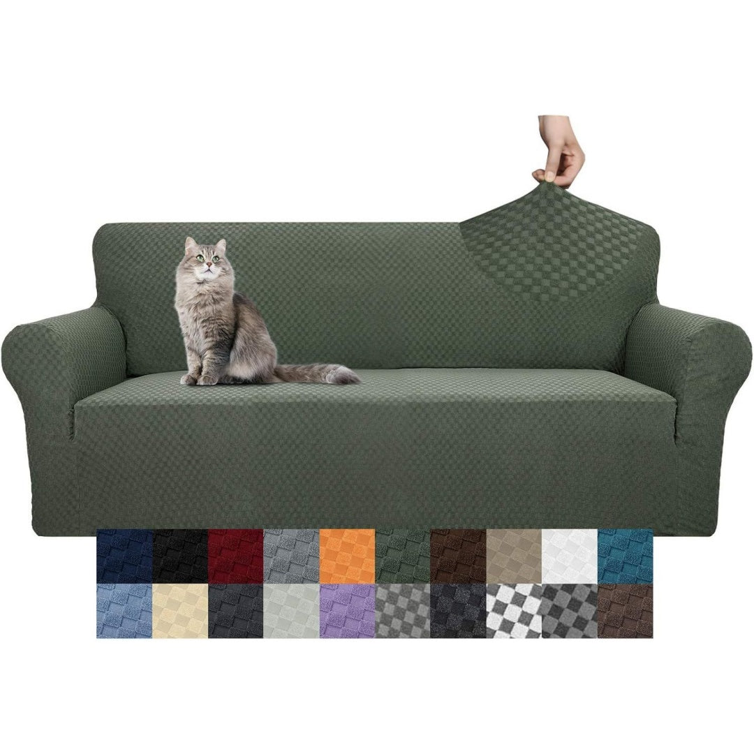 Seduta imbottita YEMYHOM Copridivano ultima generazione jacquard, verde