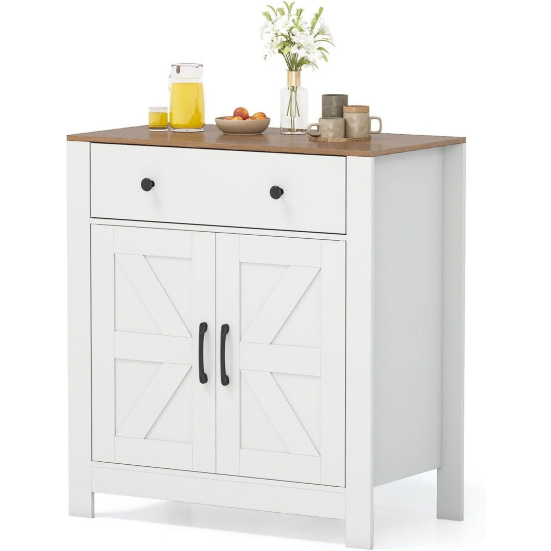 Mobile contenitore bianco con cassetti in MDF