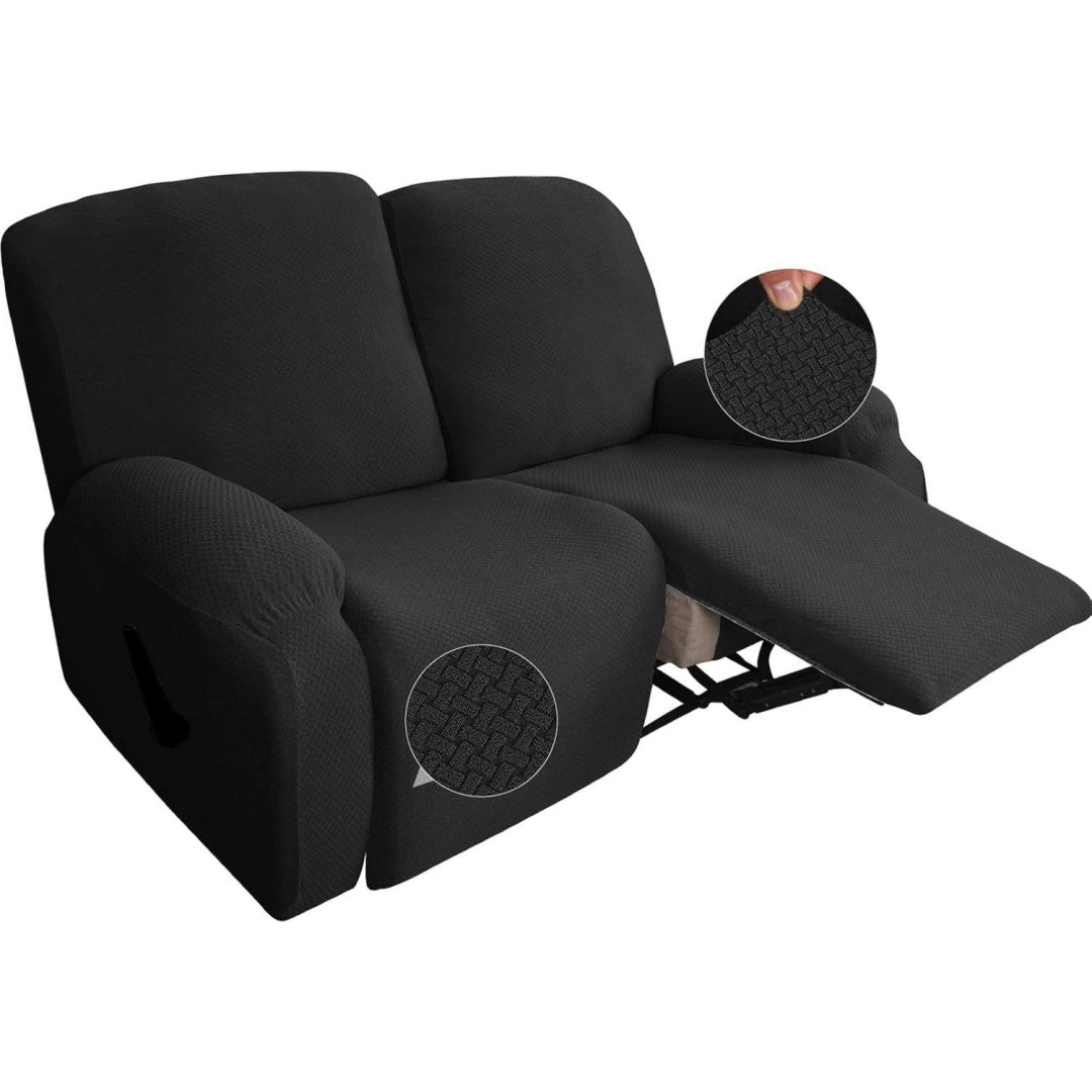 Seduta imbottita Copripoltrona Relax Elasticizzato Copridivano Posti nero