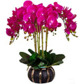 Vasi Fiore Artificiale Vaso Orchidea, Fiori nero