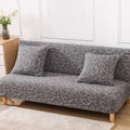 Divano confortevole Copridivano Lusso Elasticizzato Rilievo, coprifuton grigio