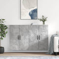 Credenza da soggiorno Homgoday Arredamento Armadietti Parete Grigio grigio