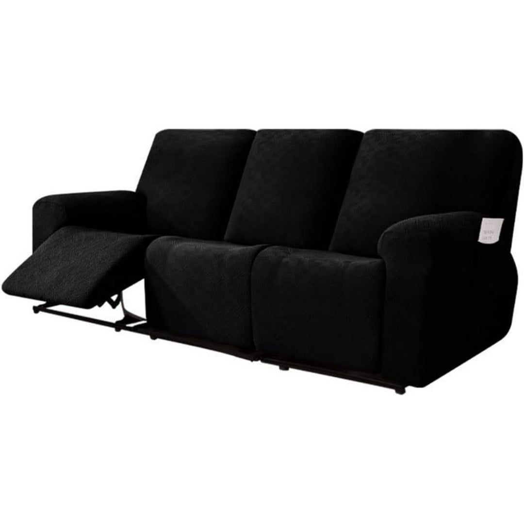 Poltrona confortevole pezzi elasticizzati componibili Copripoltrona Relax nero